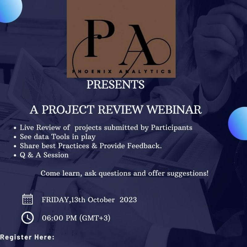 A project review webinar