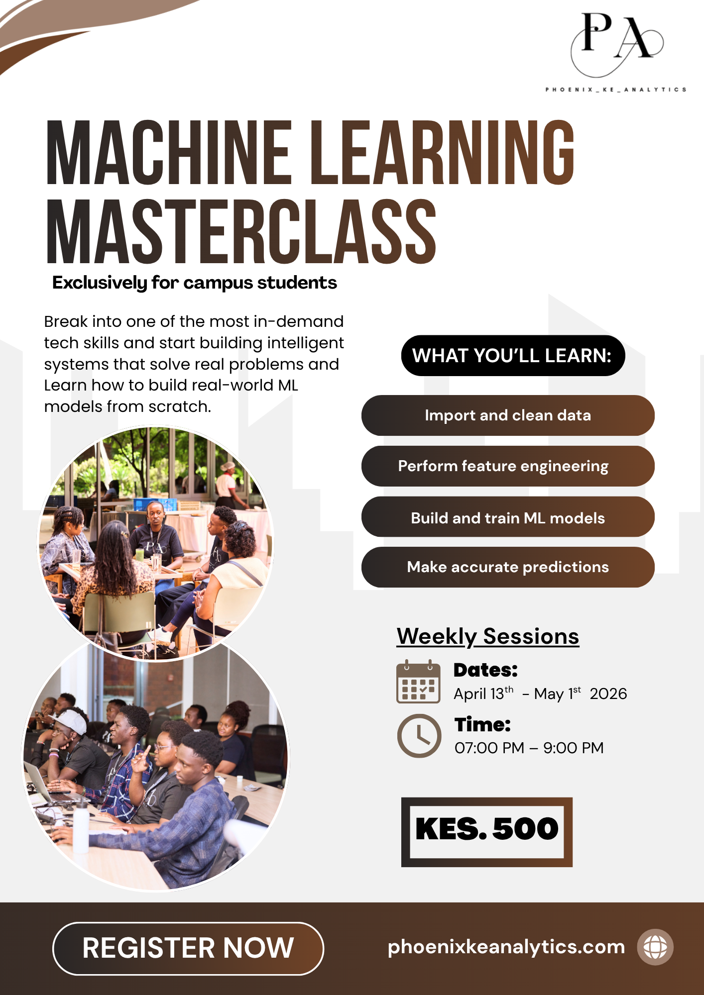 Phoenix Campus Ambassadorship ML Masterclass